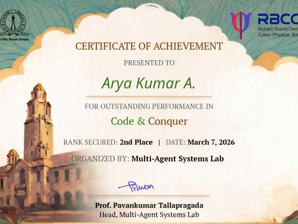 A Remarkable Achievement in Code & Conquer Arya page 0001